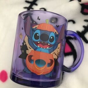 Disney! Lilo and Stitch Halloween purple mug , NEW!